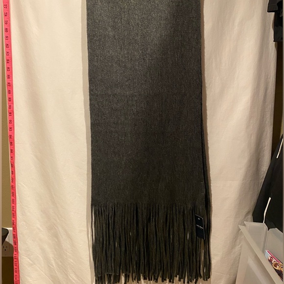 🍀LUCKY BRAND SCARF - 88 inch long - gray - brand new!!! Great Gift - NWT - Picture 5 of 6